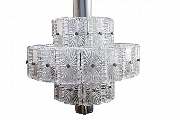 Cut crystal chandelier, 1970s