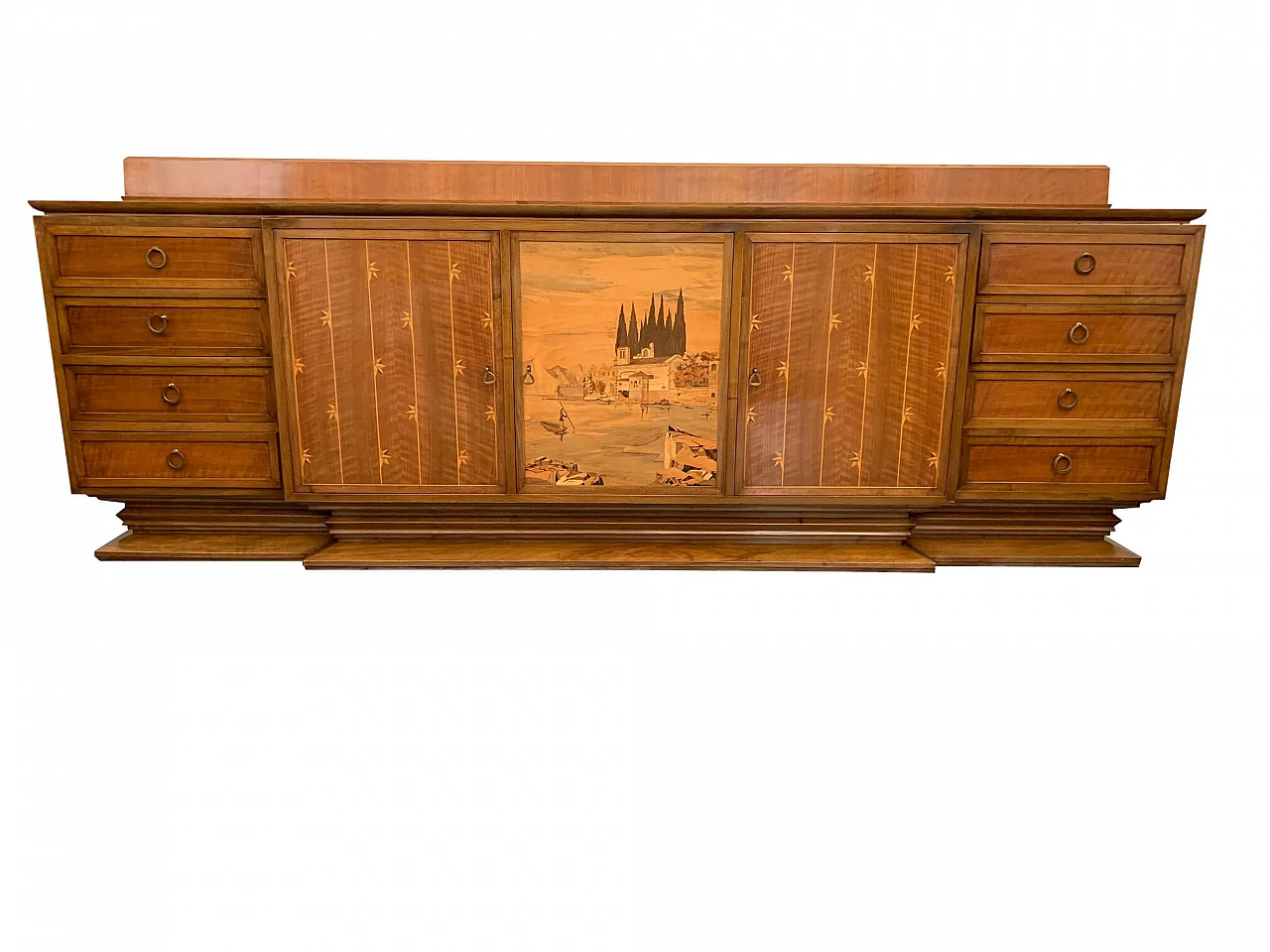 Credenza in stile Art Déco di Giuseppe Anzani, anni '40 1098337