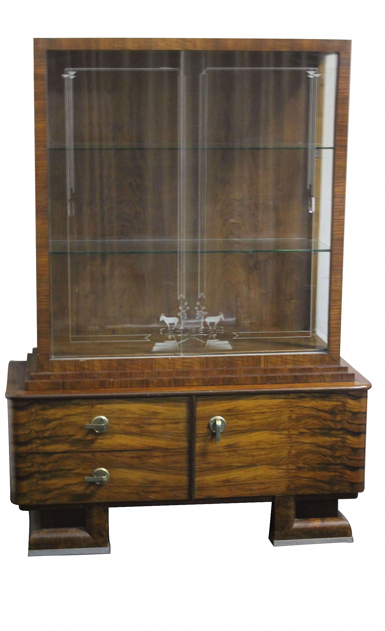 Rosewood display case, 1930s 1098350