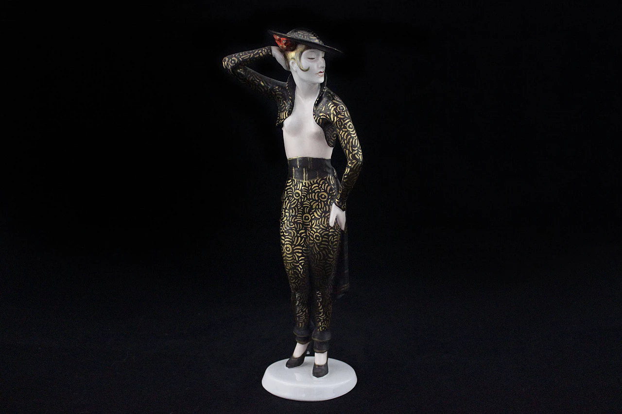 Female Statue by Wolfgang Schwartzkoff for Rosenthal, 1929 1098516