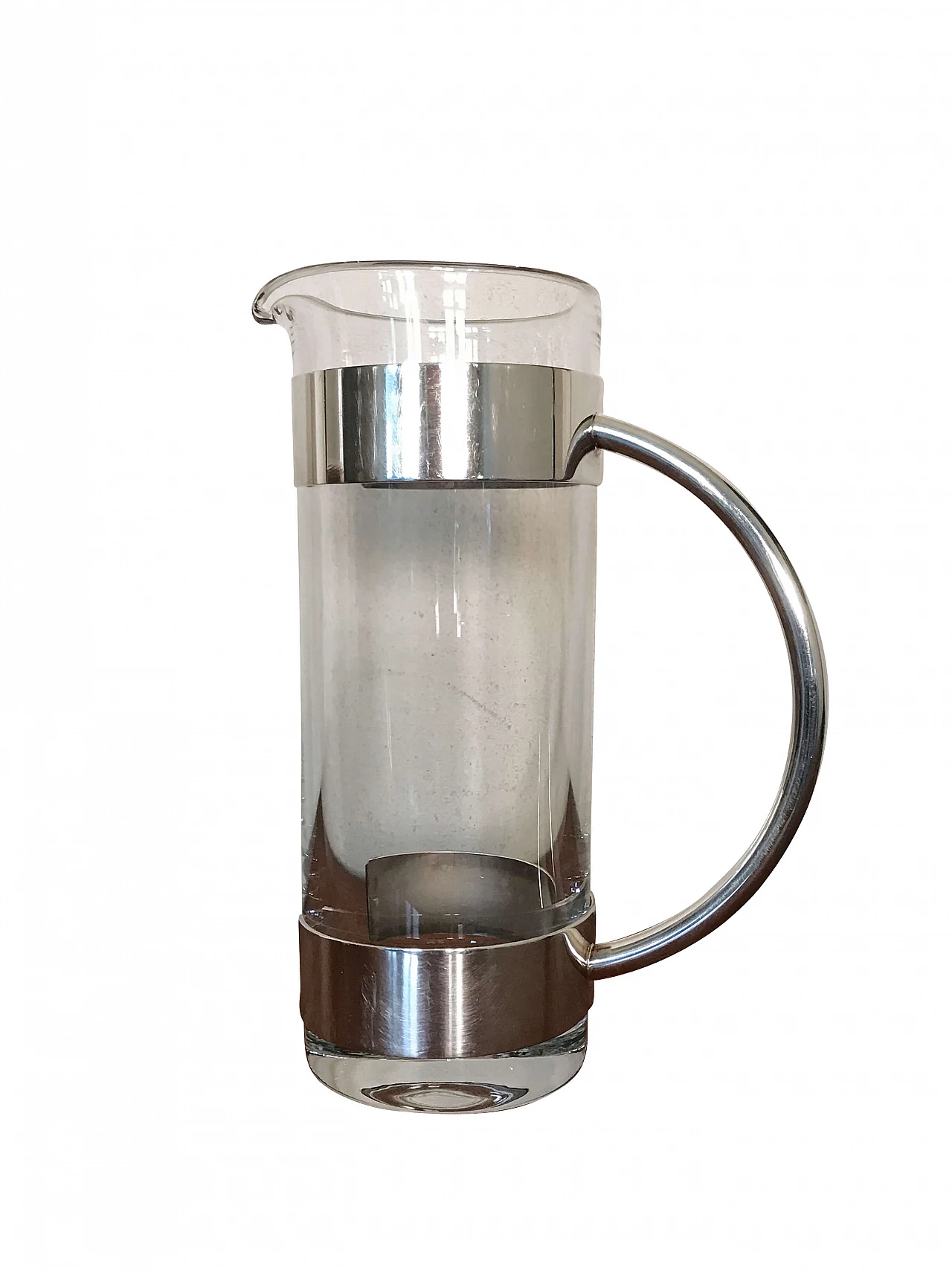 Crystal and metal jug by Lino Sabattini, 1960s 1098690