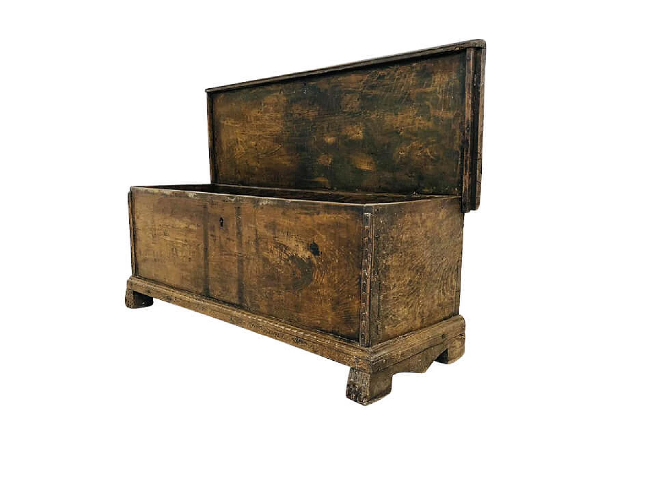 Antica cassapanca in legno, primi 900 1098696