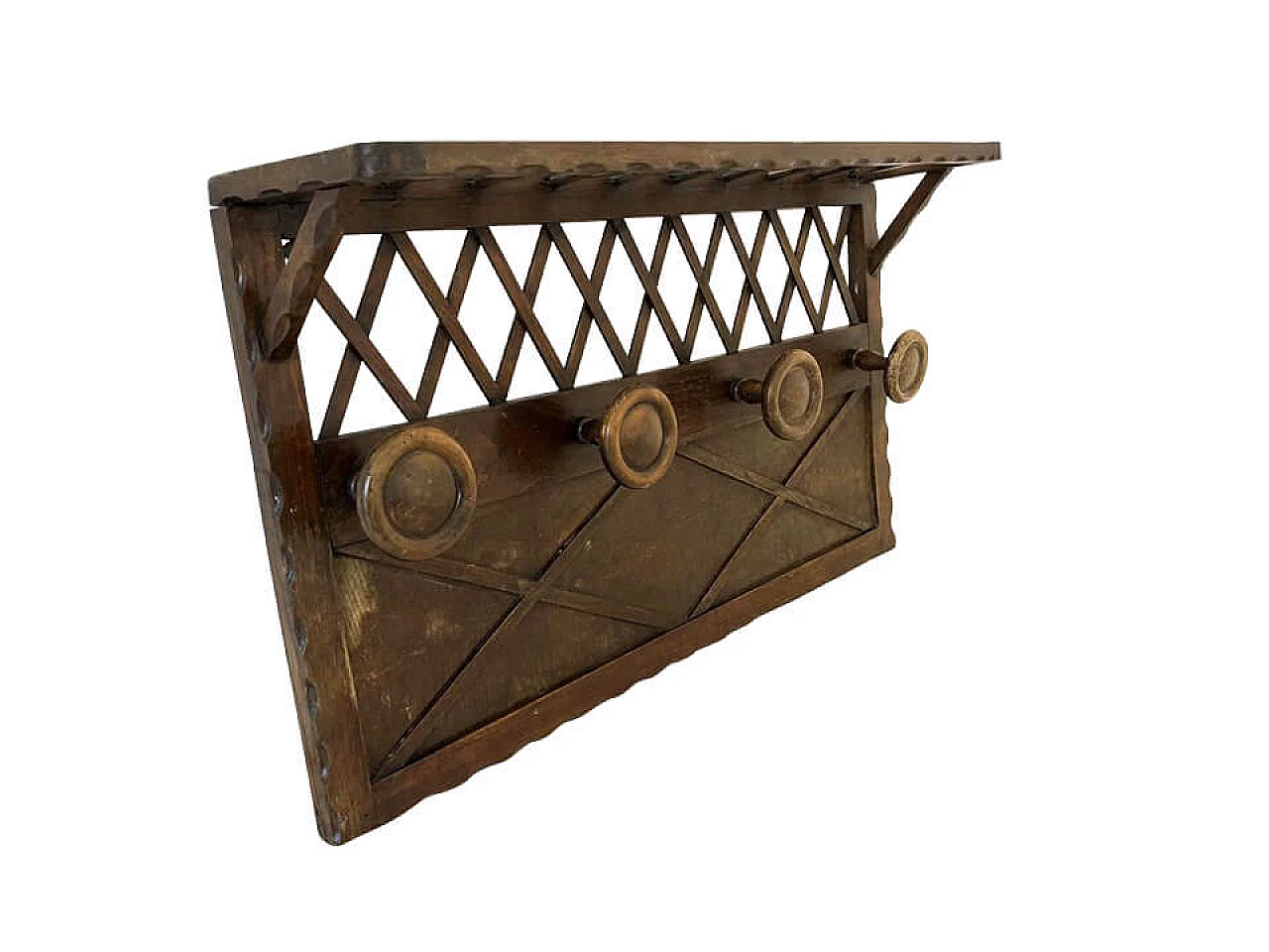 Antique wooden coat rack, first 900 1098906