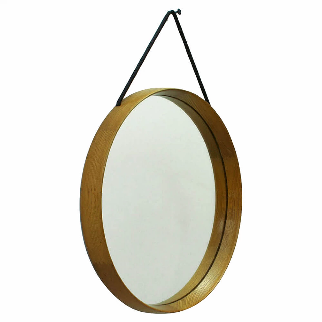 Solid Oakwood Mirror by Uno & Östen Kristiansson for Luxus 1099018