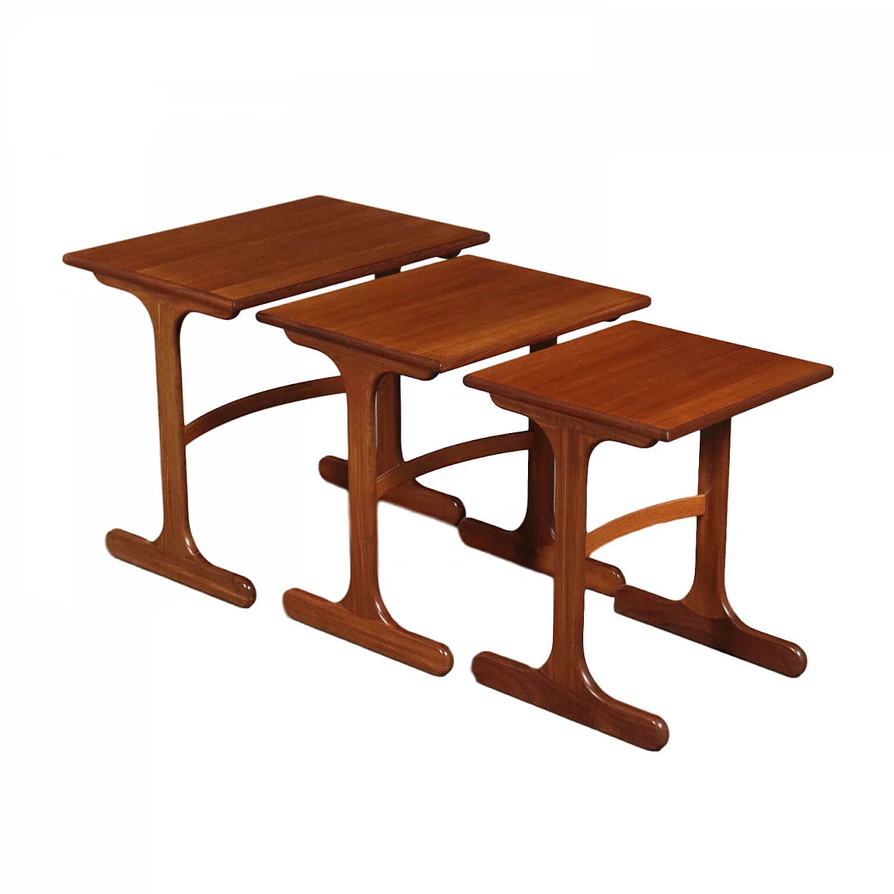 Tris of teak nest tables by G Plan, 60s 1099036