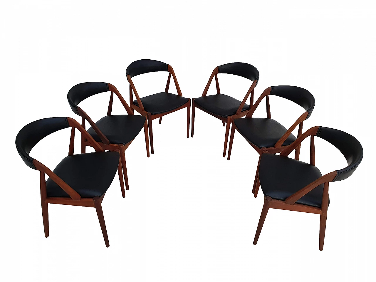6 dining chairs by Kai Kristiensen, 70s 1099287