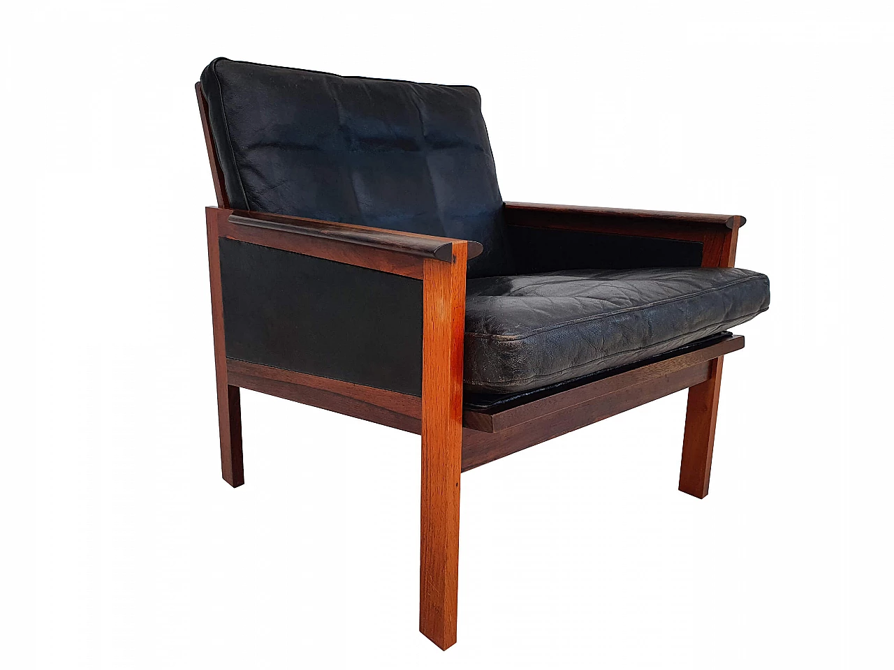 Danish armchair Capella series by Illum Wikkelsø, 1970s 1099995