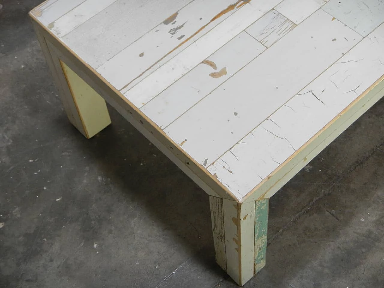Tavolino da salotto con legno di recupero 1100085