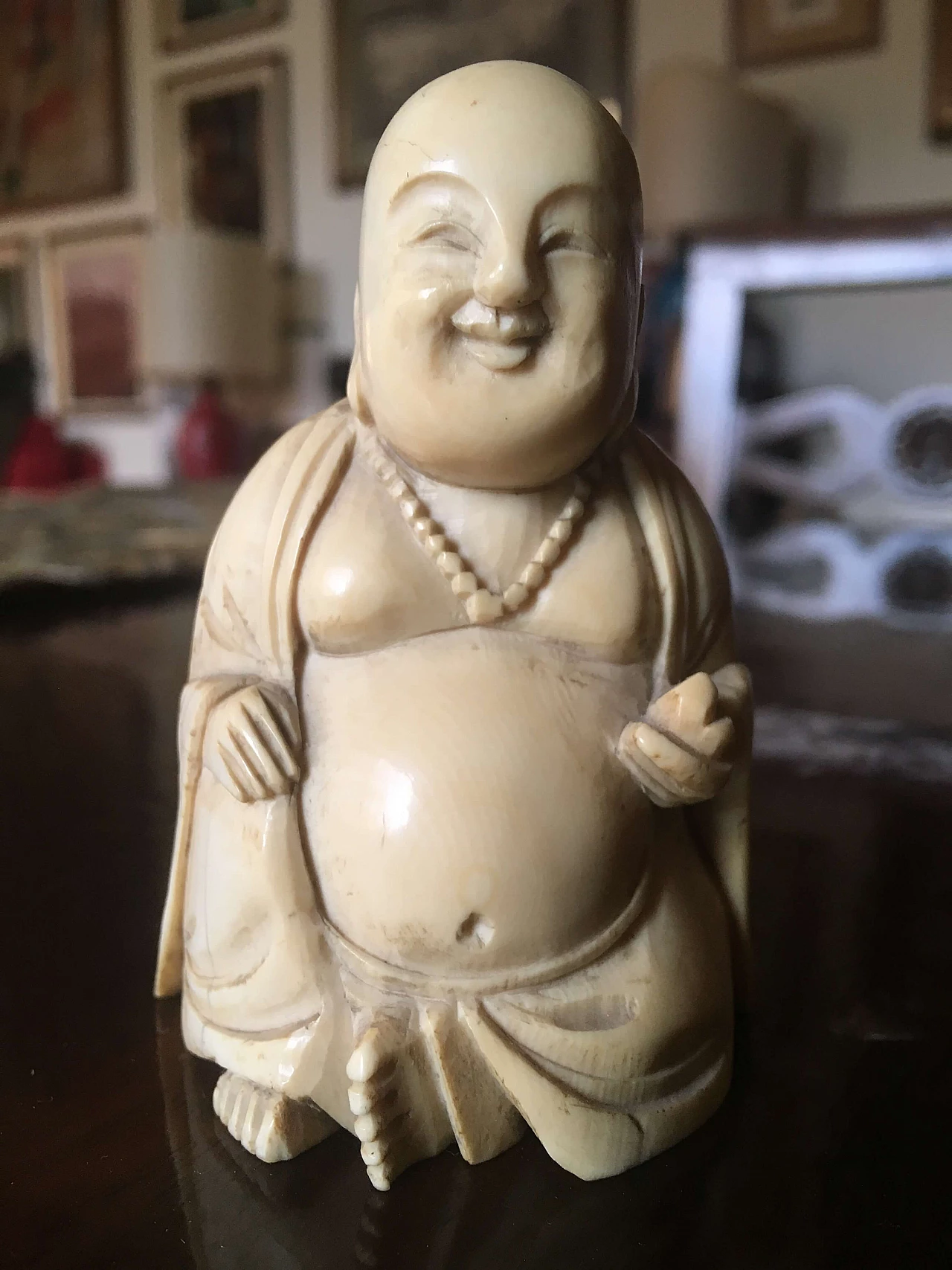Buddha in ivory XIX sec 1100506