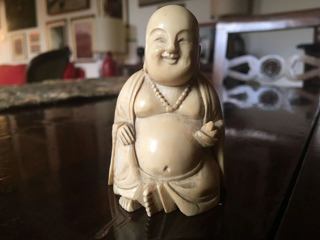 Buddha in ivory XIX sec 1100512