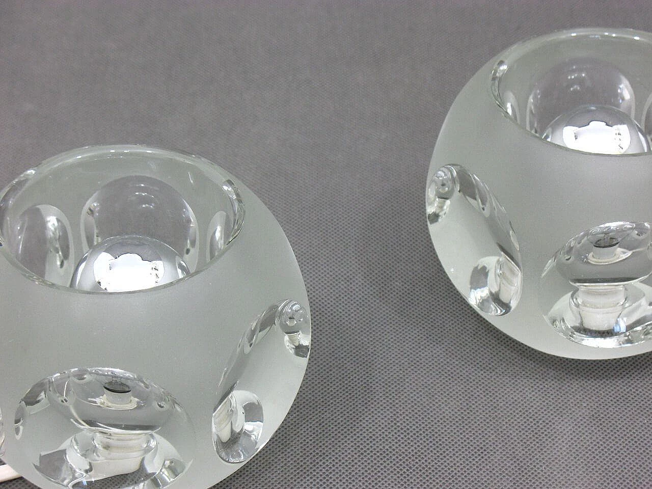 Glass Table Lamps from Peill & Putzler, 1970s, Set of 2 1100877