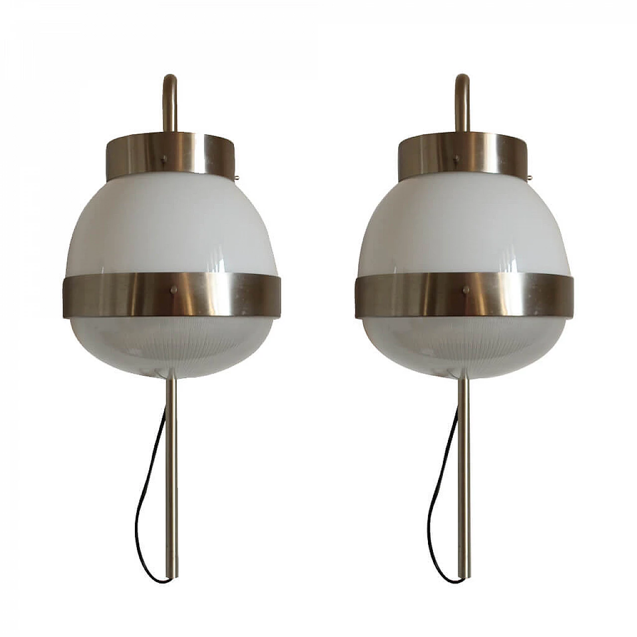 Pair of Delta wall lamps by Sergio Mazza for Artemide 1101025