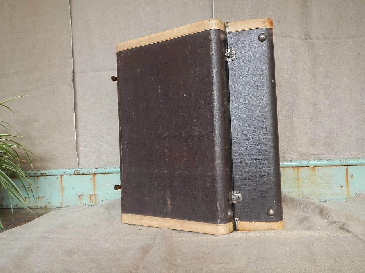 Leather suitcase, 1930's 1101051