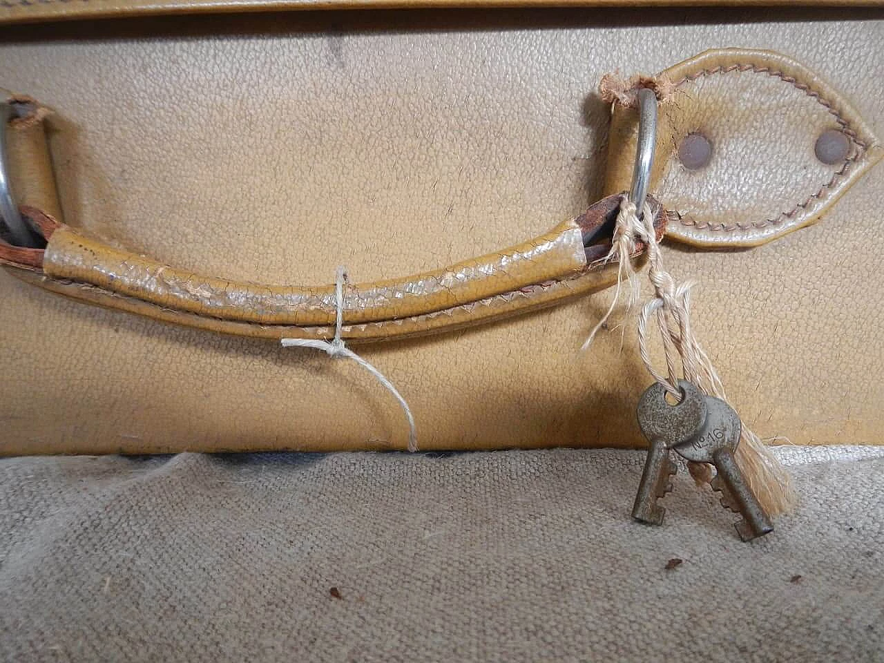 Leather suitcase, 1930's 1101079