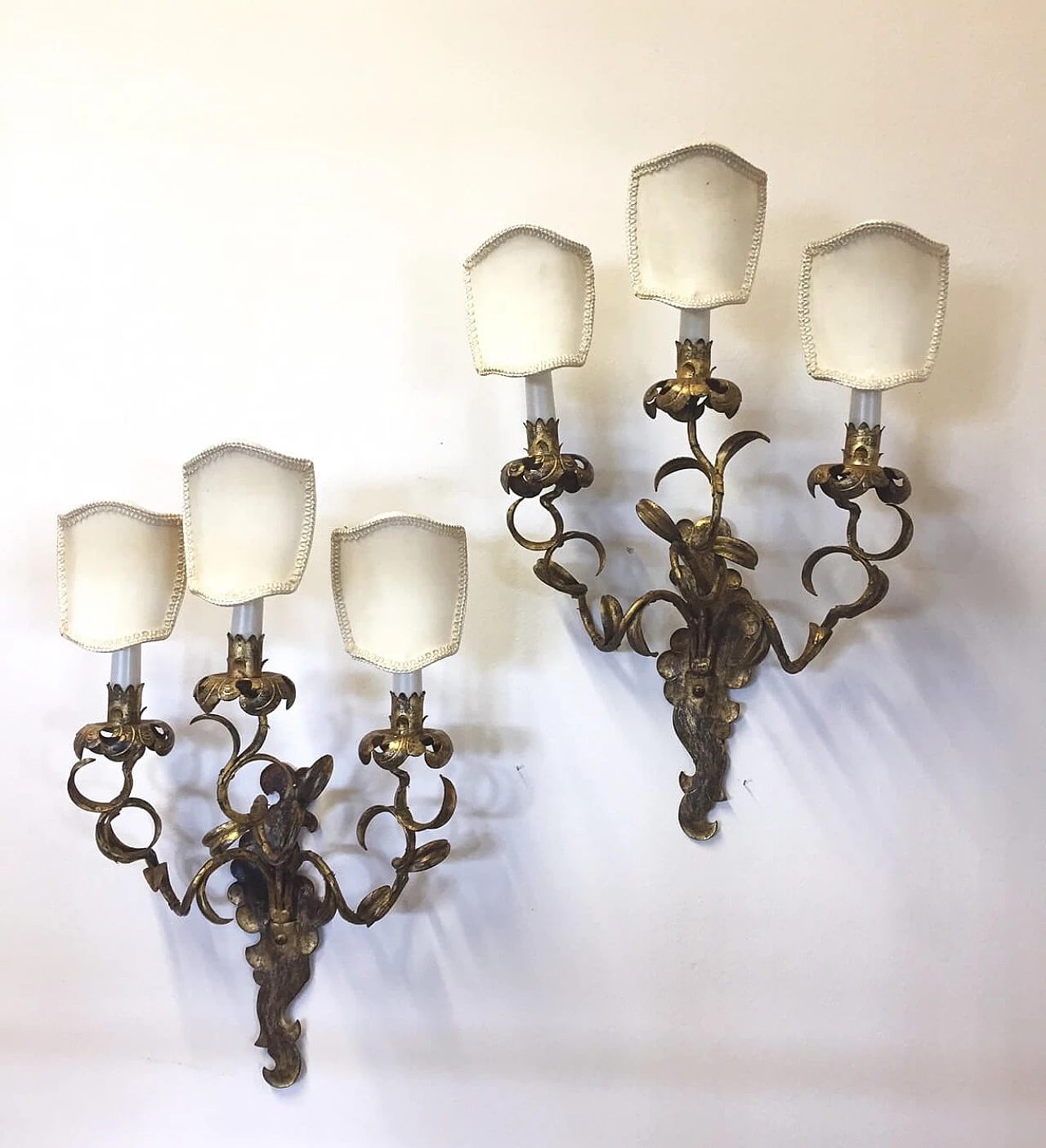 Coppia di appliques, anni '40 1101213