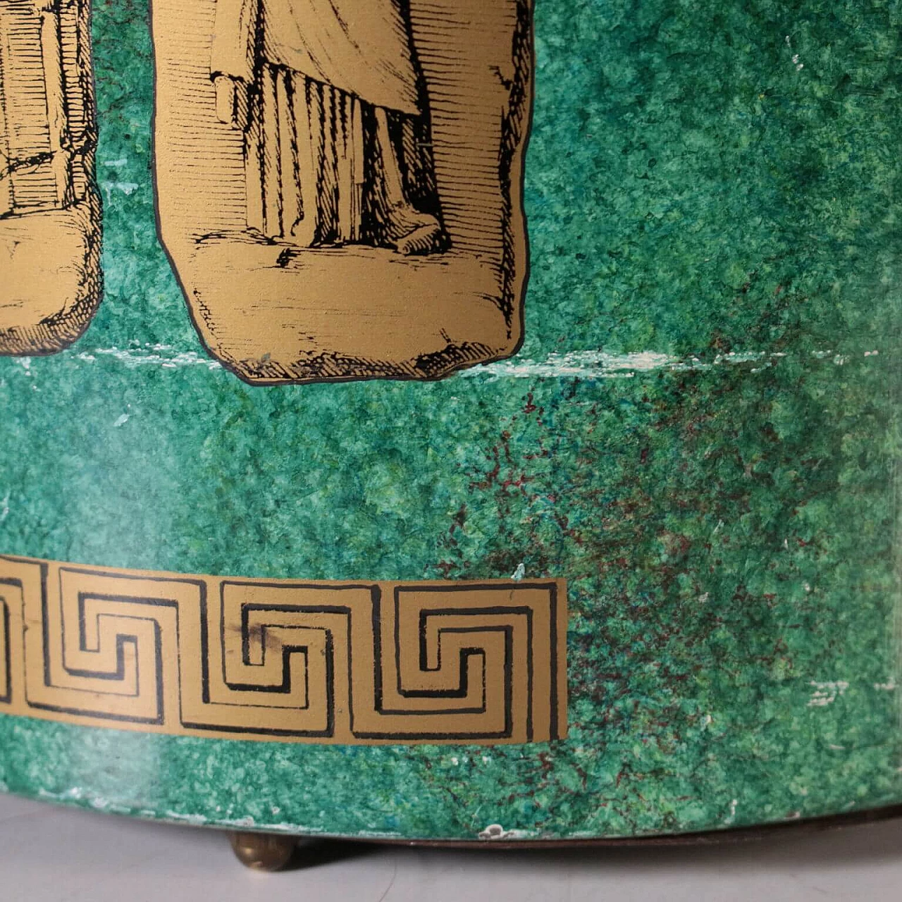 Brass paper basket by Felice Galbiati, 50s 1101555