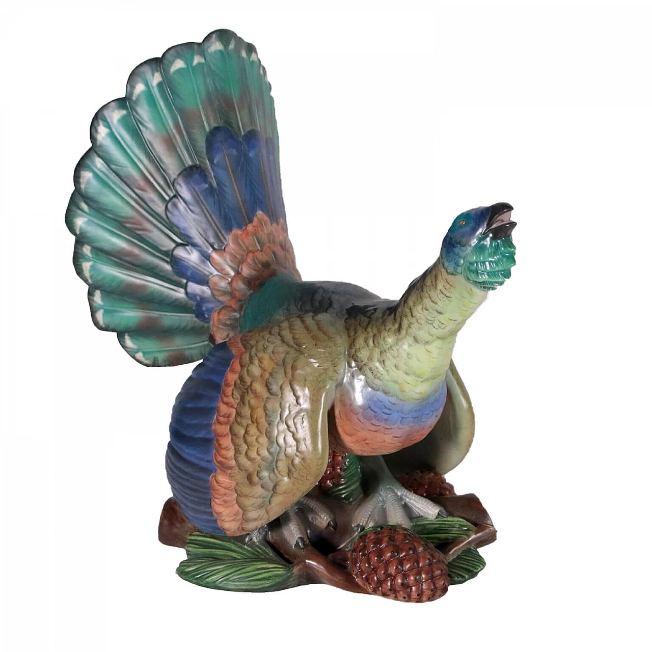 Gallo cedrone in ceramica di Felice Tosalli per Lenci 1101616