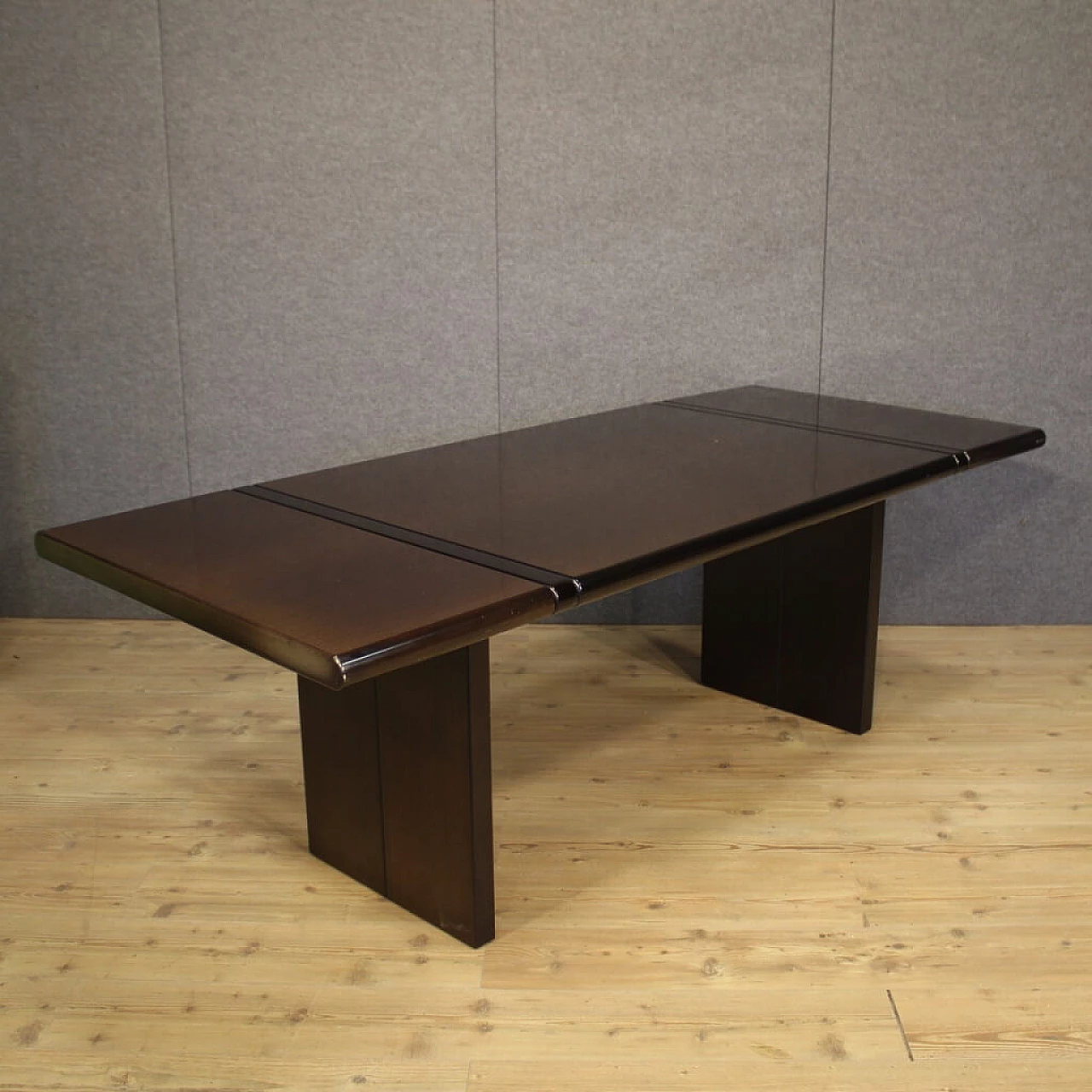 Tavolo italiano di design in legno esotico 1102052