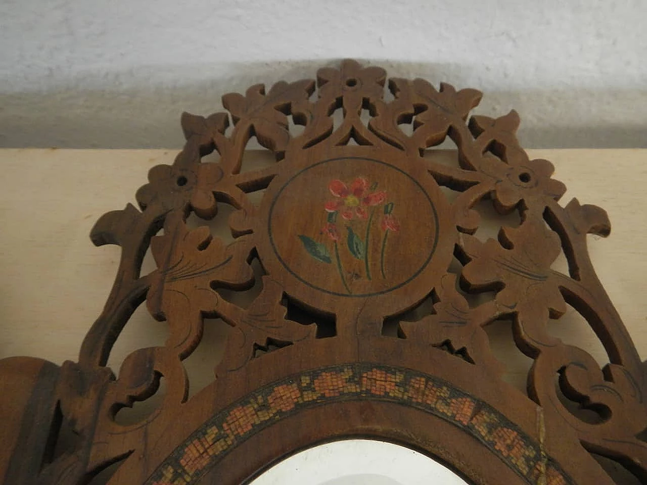Specchio da camera in legno traforato e decorato, Sorrento, fine 800 1102159