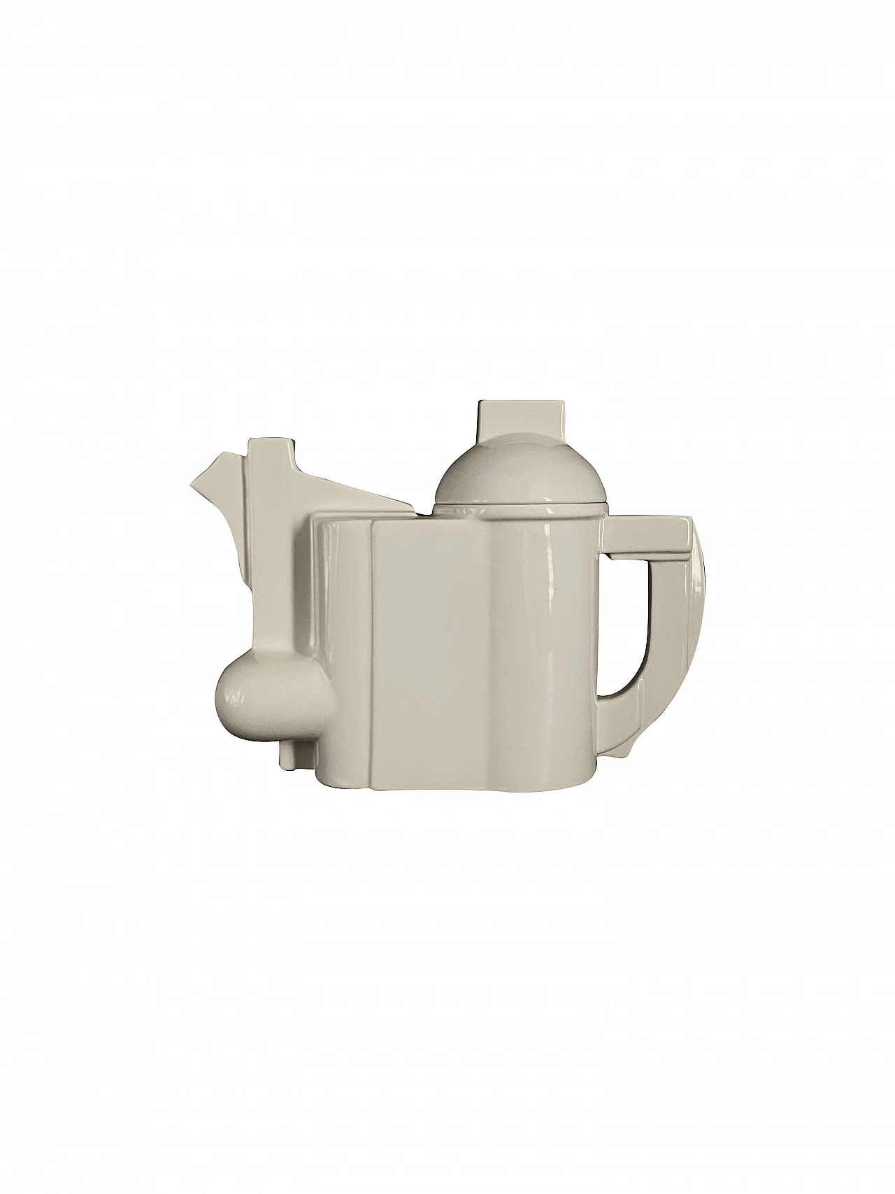 Modernist teapot 'Homage to Kazimir Malevich' by Cleto Munari, signed limited edition 1102317