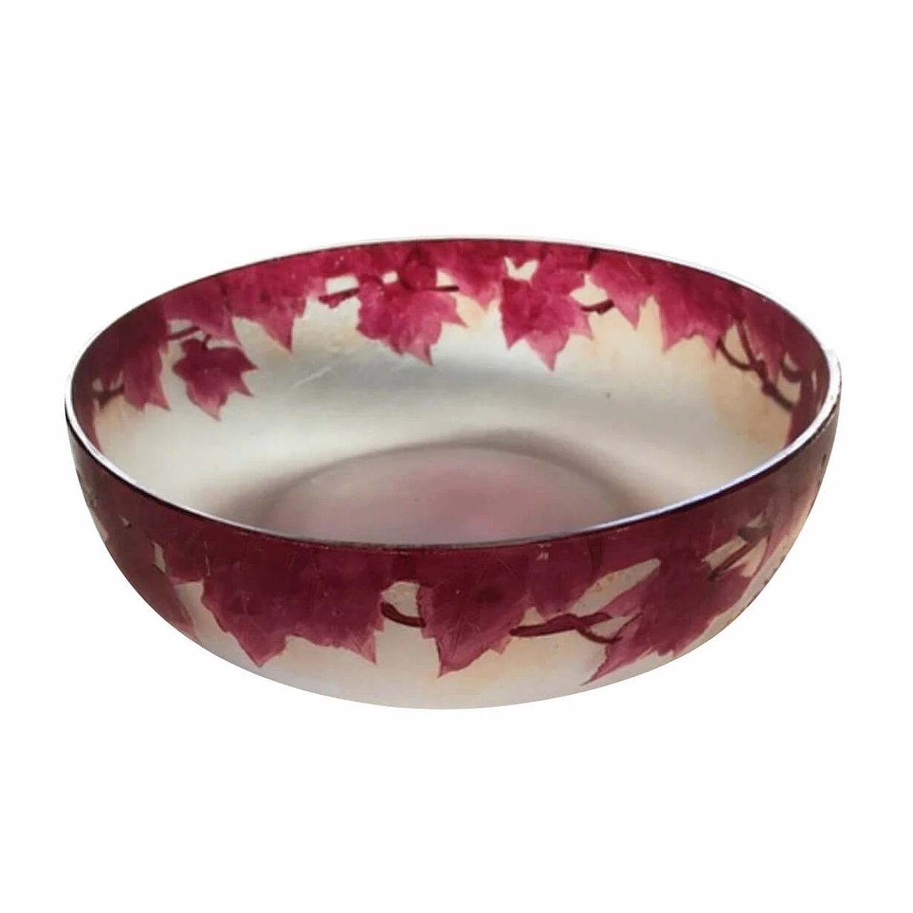 Cameo glass bowl from Legras Rubis series 1102403
