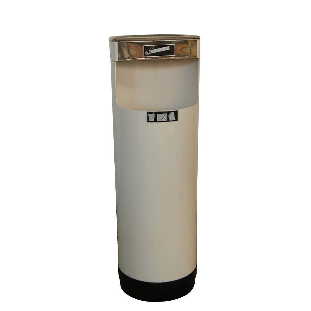 White umbrella holder with retractable hash tray, Italy, 70s 1102484