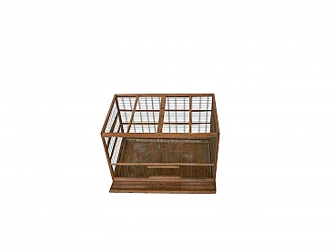Gabbia da canarino in legno, Italia, anni 50