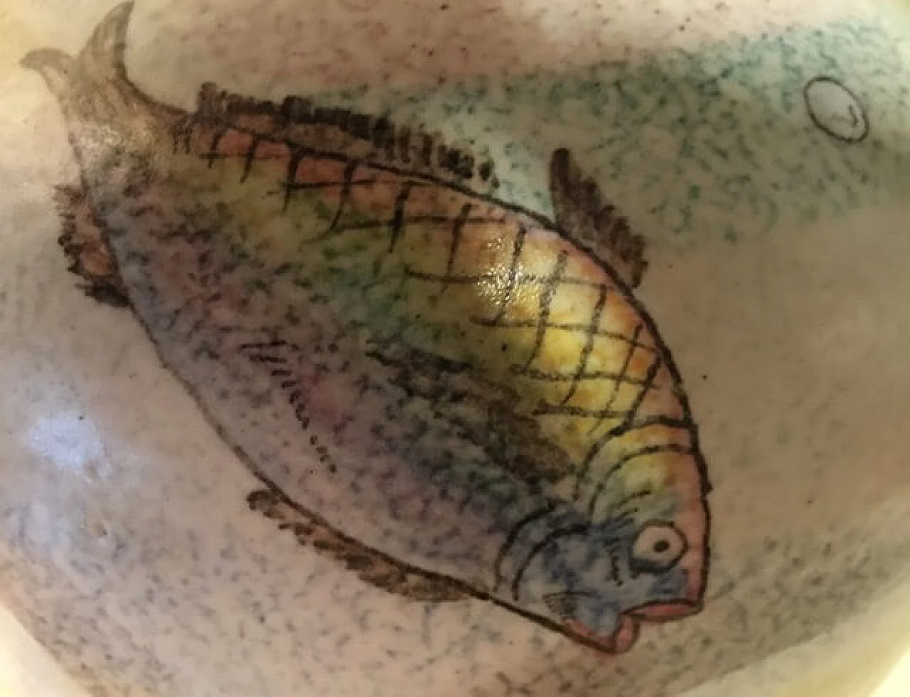 Ceramic vase with fish, Albisola 1102701