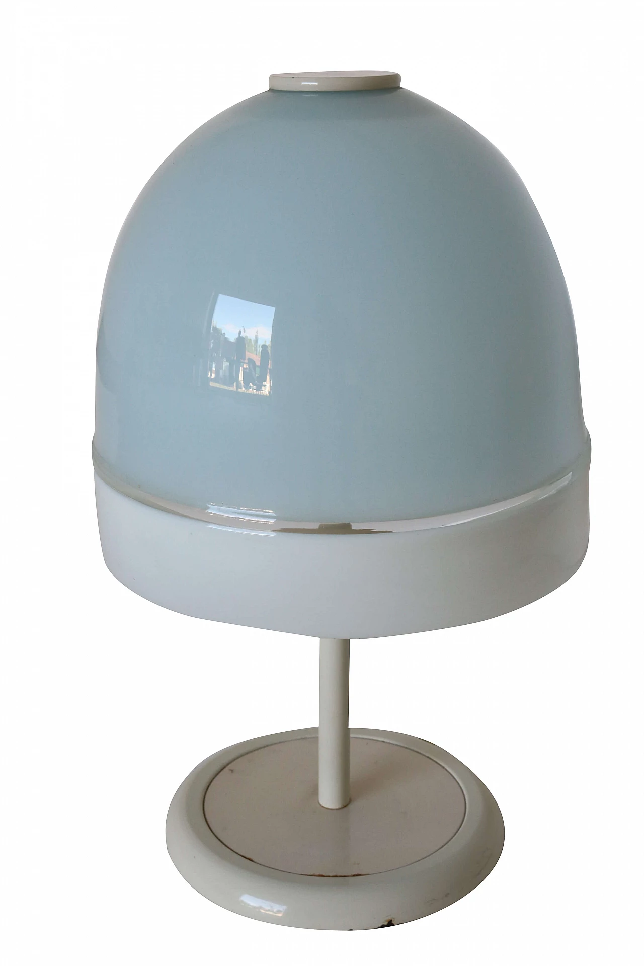 Lampada da tavolo in vetro Leucos, anni '70 1102740