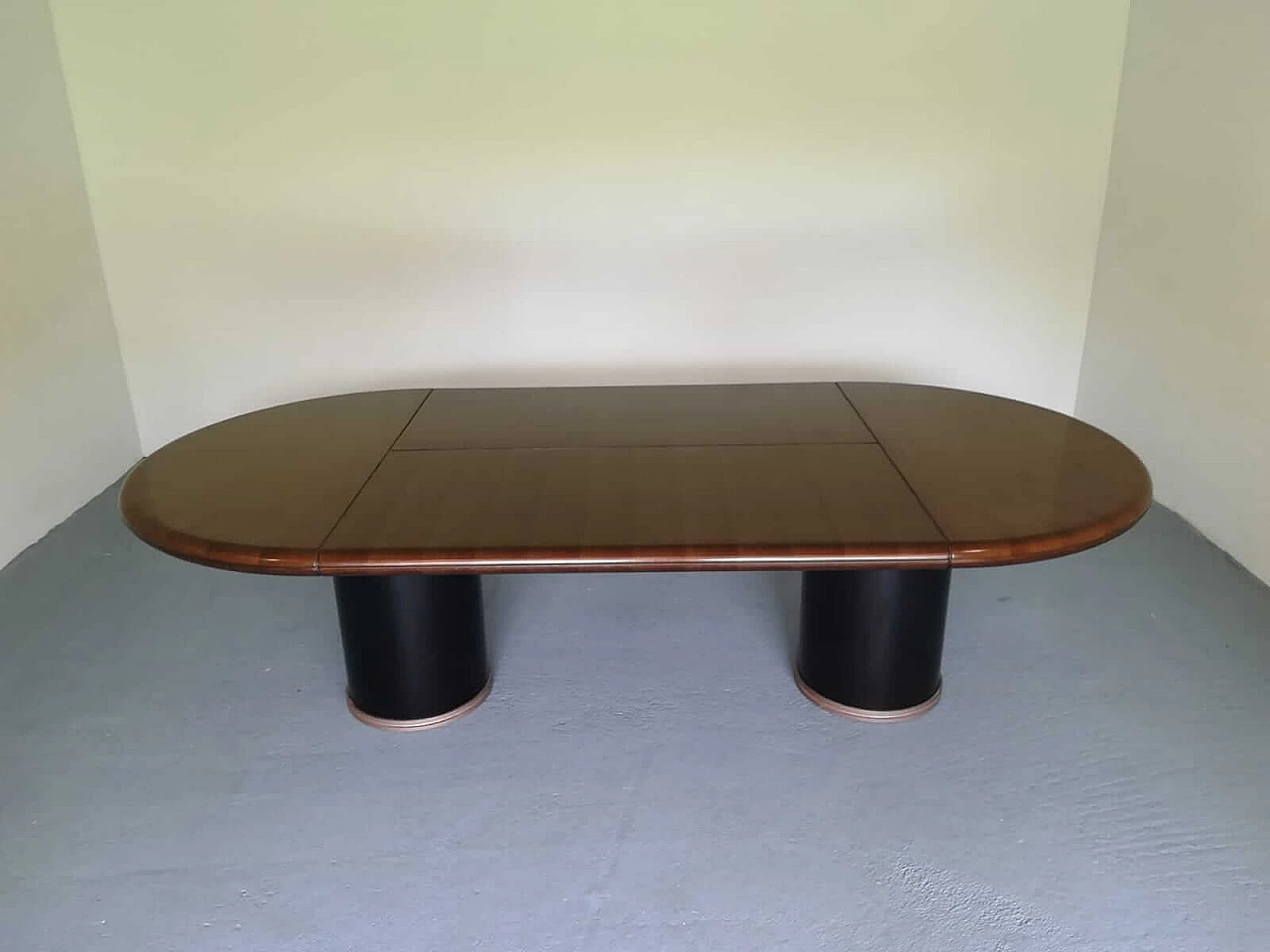 Large executive table in walnut wood 1102764