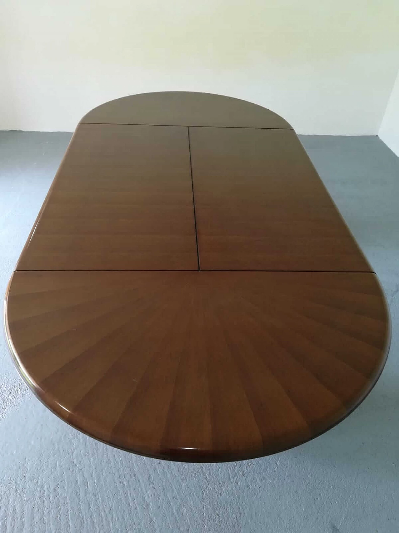 Large executive table in walnut wood 1102765