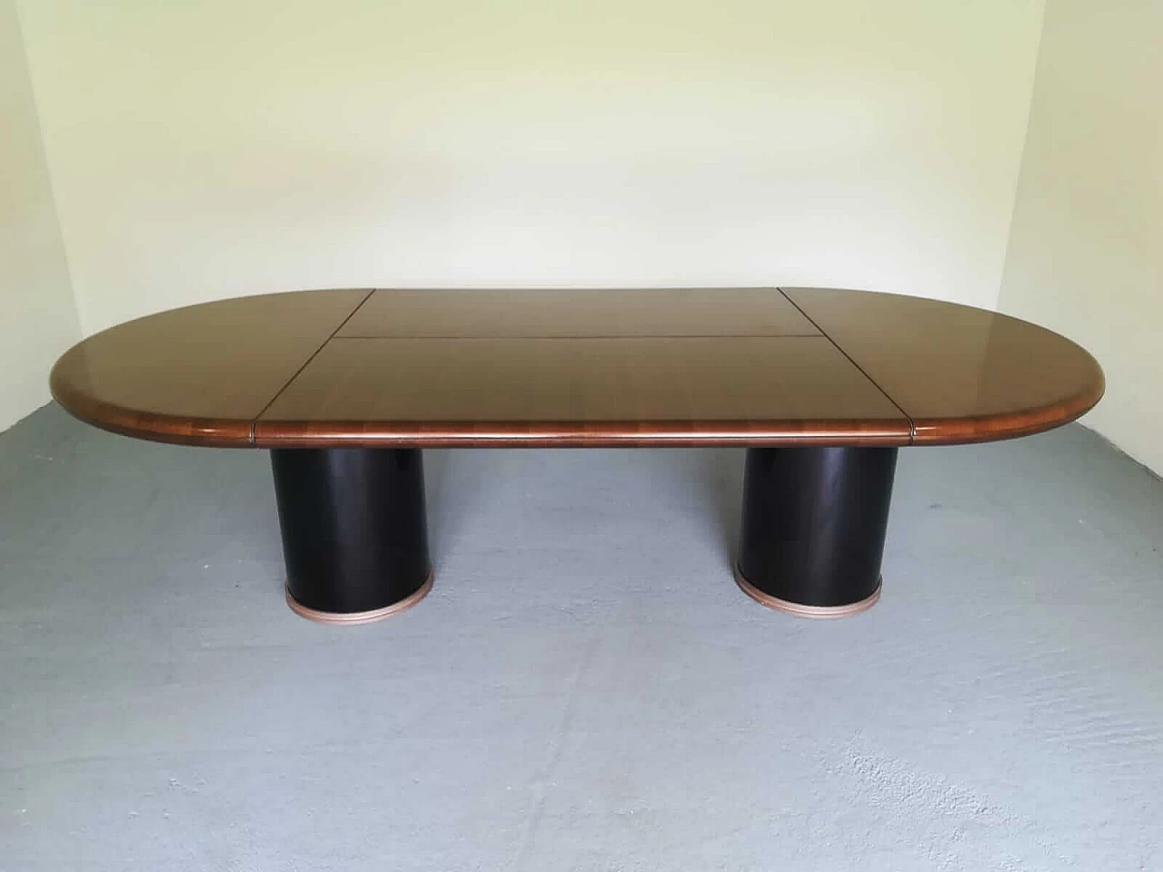 Large executive table in walnut wood 1102768