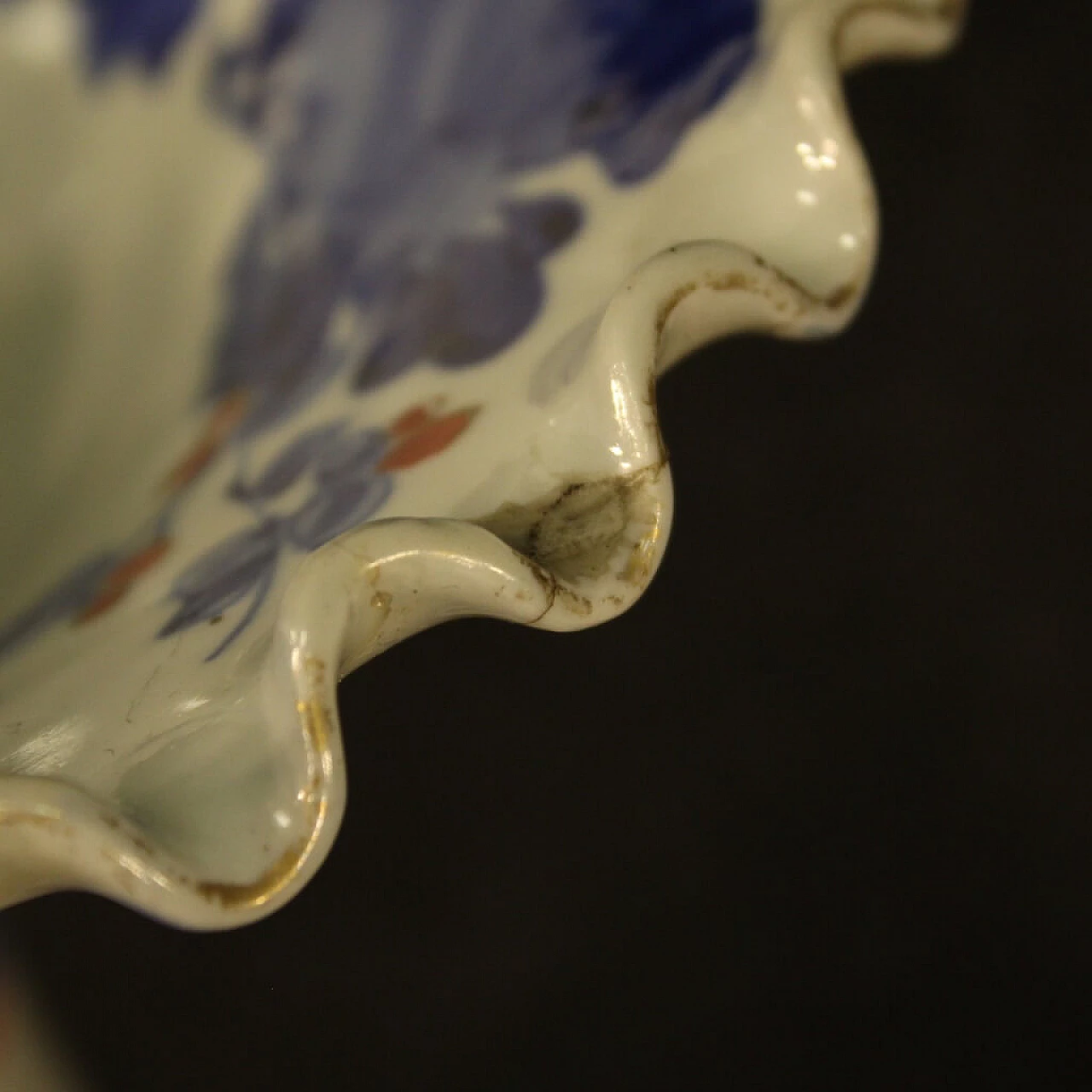 Vaso giapponese in ceramica smaltata e dipinta, XX secolo 1103111