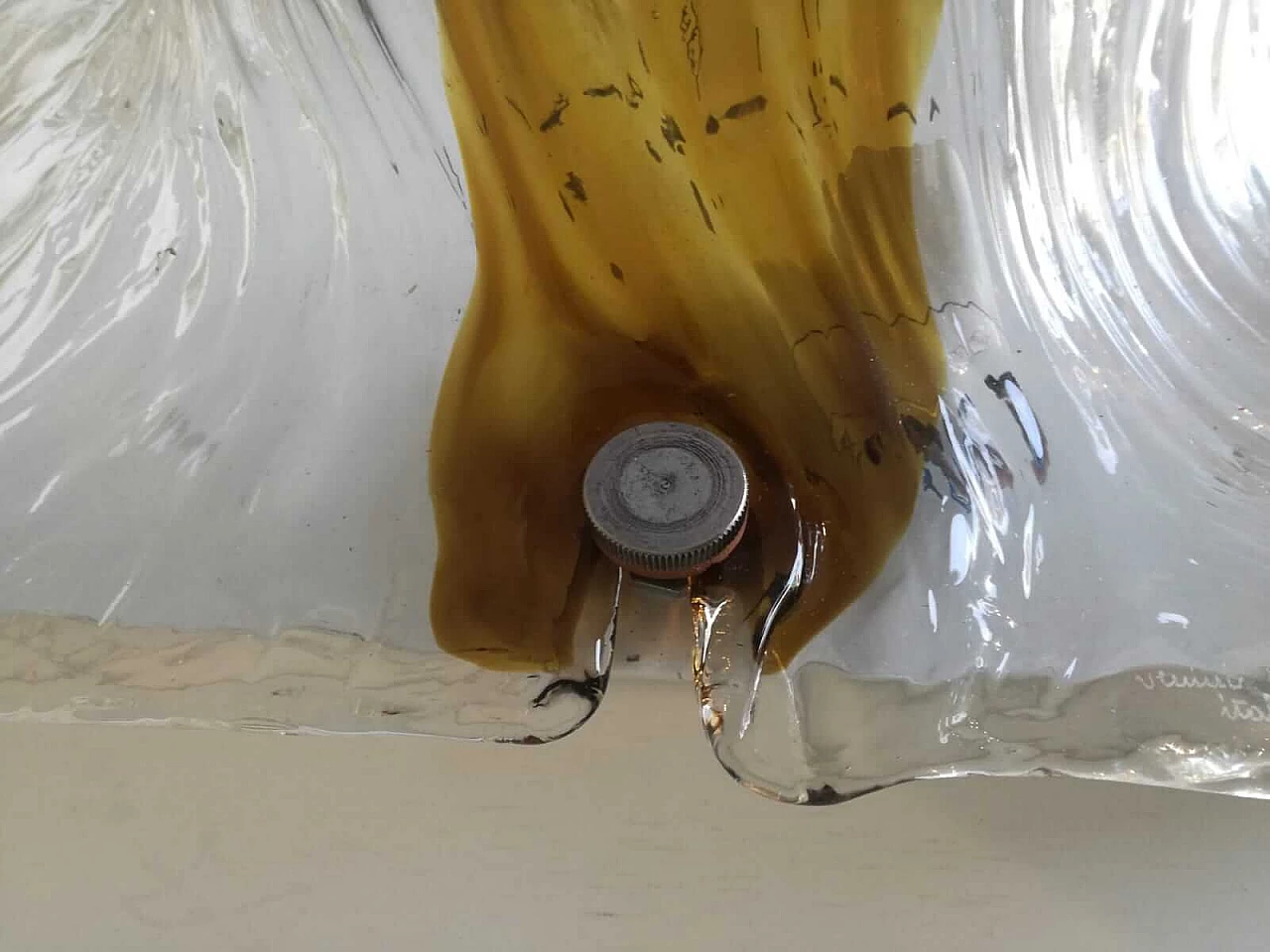 Glass ceiling lamp by Toni Zuccheri 1103402