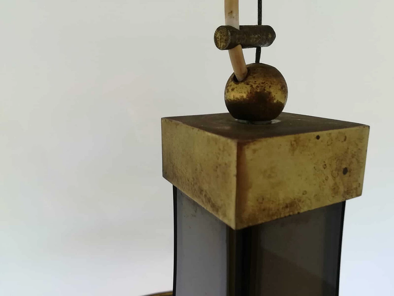 Glass chandelier by Angelo Brotto for Esperia, 1970s 1103410