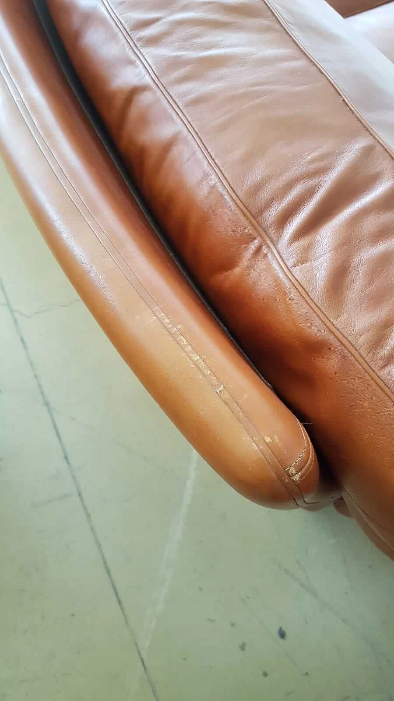 Divano e coppia di poltrone Poppy di Tito Agnoli per Poltrona Frau, anni '70 1103684