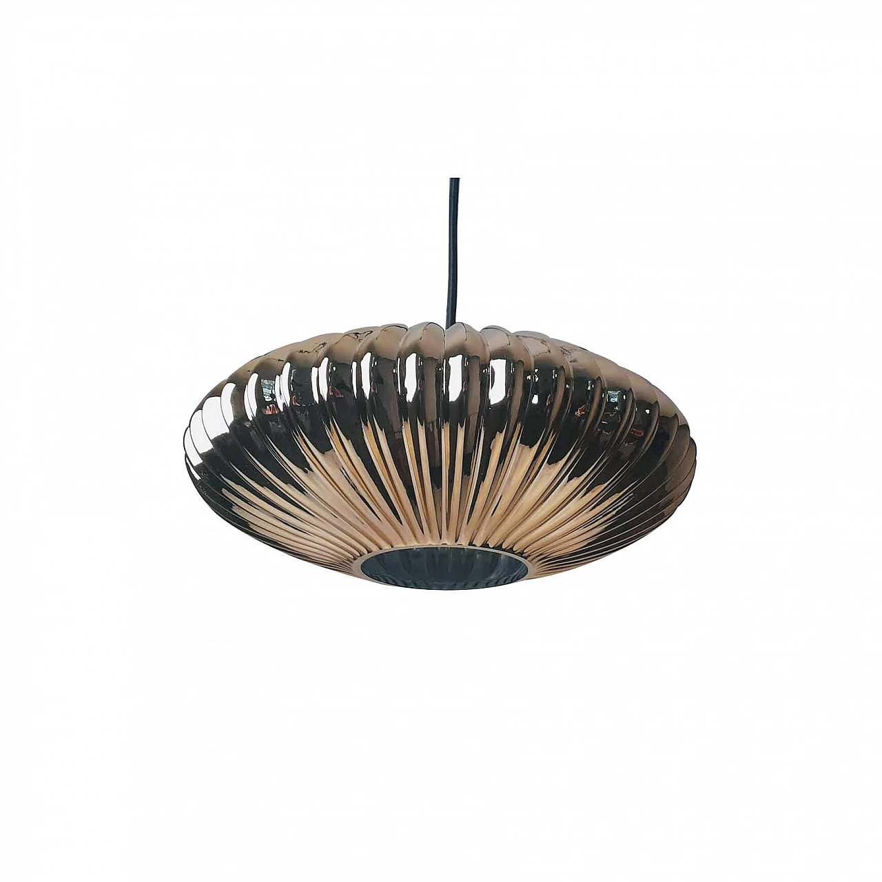 Lampada a sospensione in ottone Lucente Anni '50 1103952