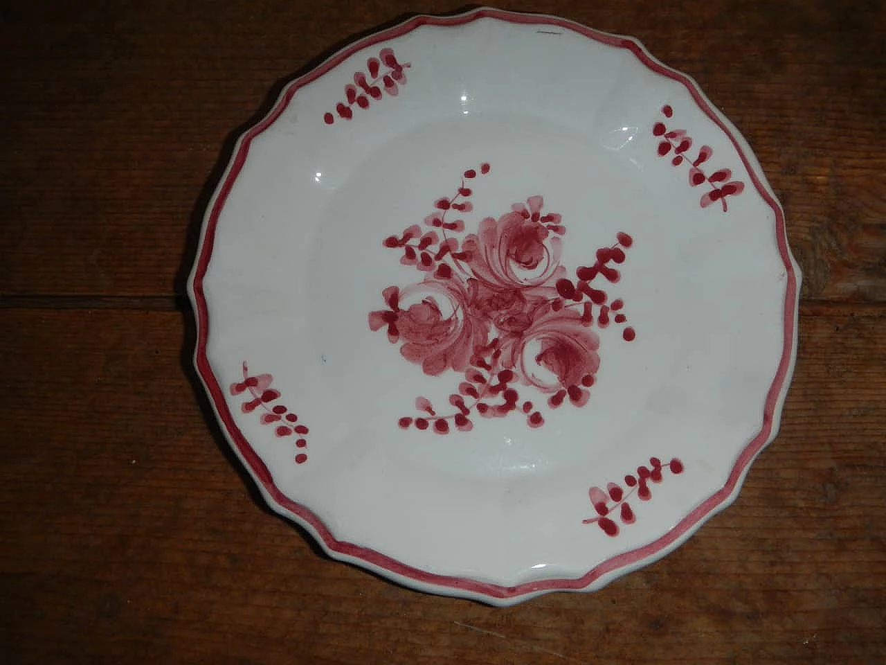 Coppia di piatti di La Fiorita Nove, in ceramica dipinta, anni 60 1104019
