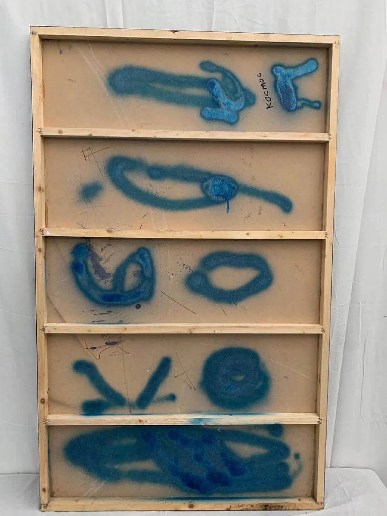 Pannello in legno e resina, space age 1104202