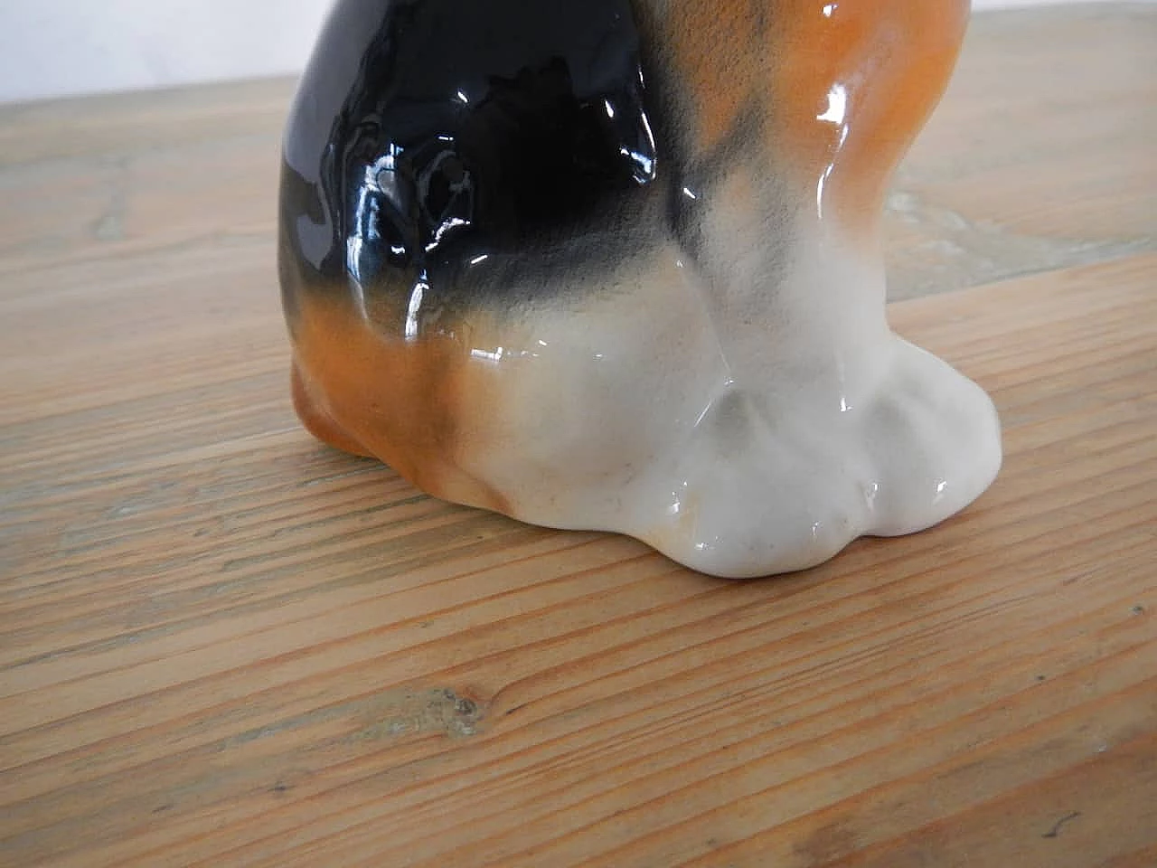 Piccola scultura di cane in ceramica, Italia, anni 80 1104265