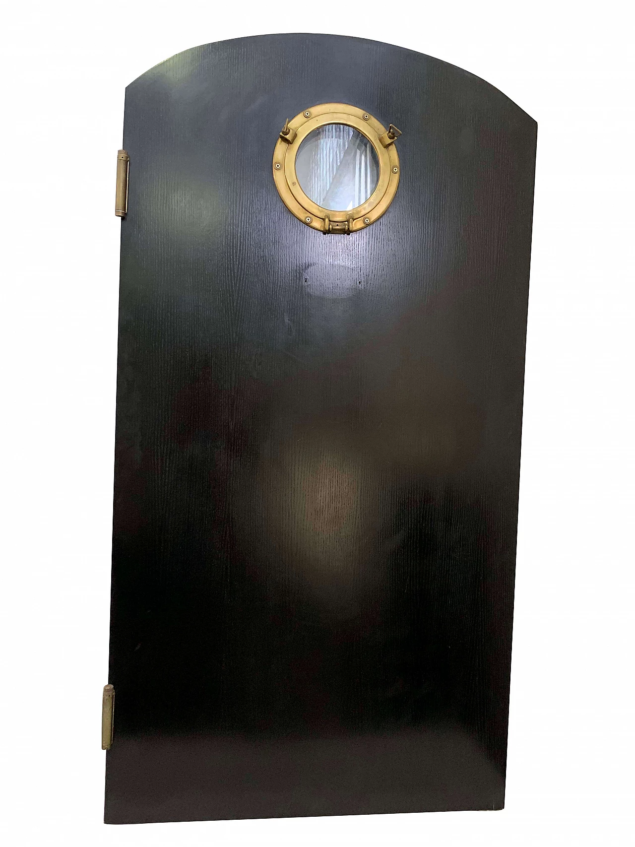 Oak door with porthole, 70s 1104271