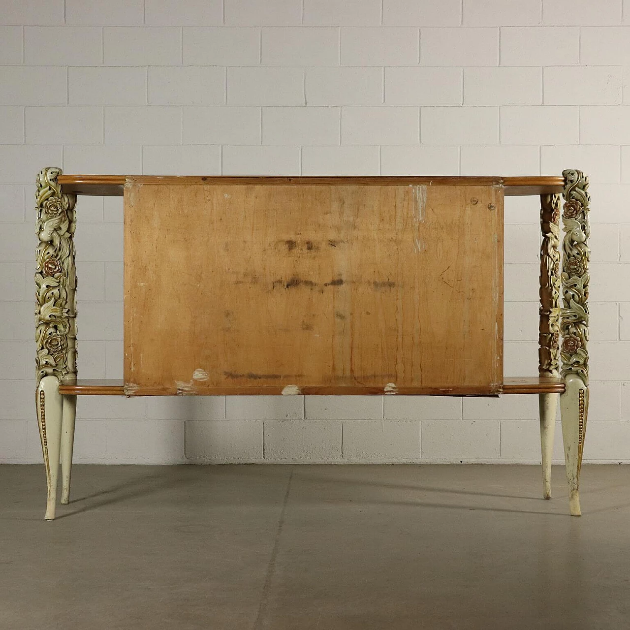 Vetrinetta in legno e vetro, anni '50 1104386