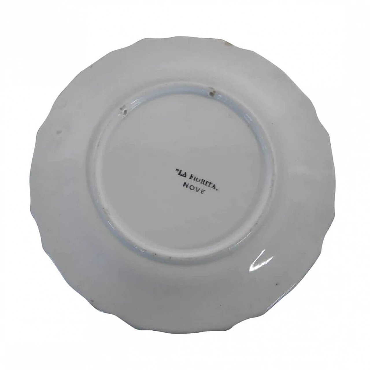 Coppia di piatti di La Fiorita Nove, in ceramica dipinta, anni 60 1104688