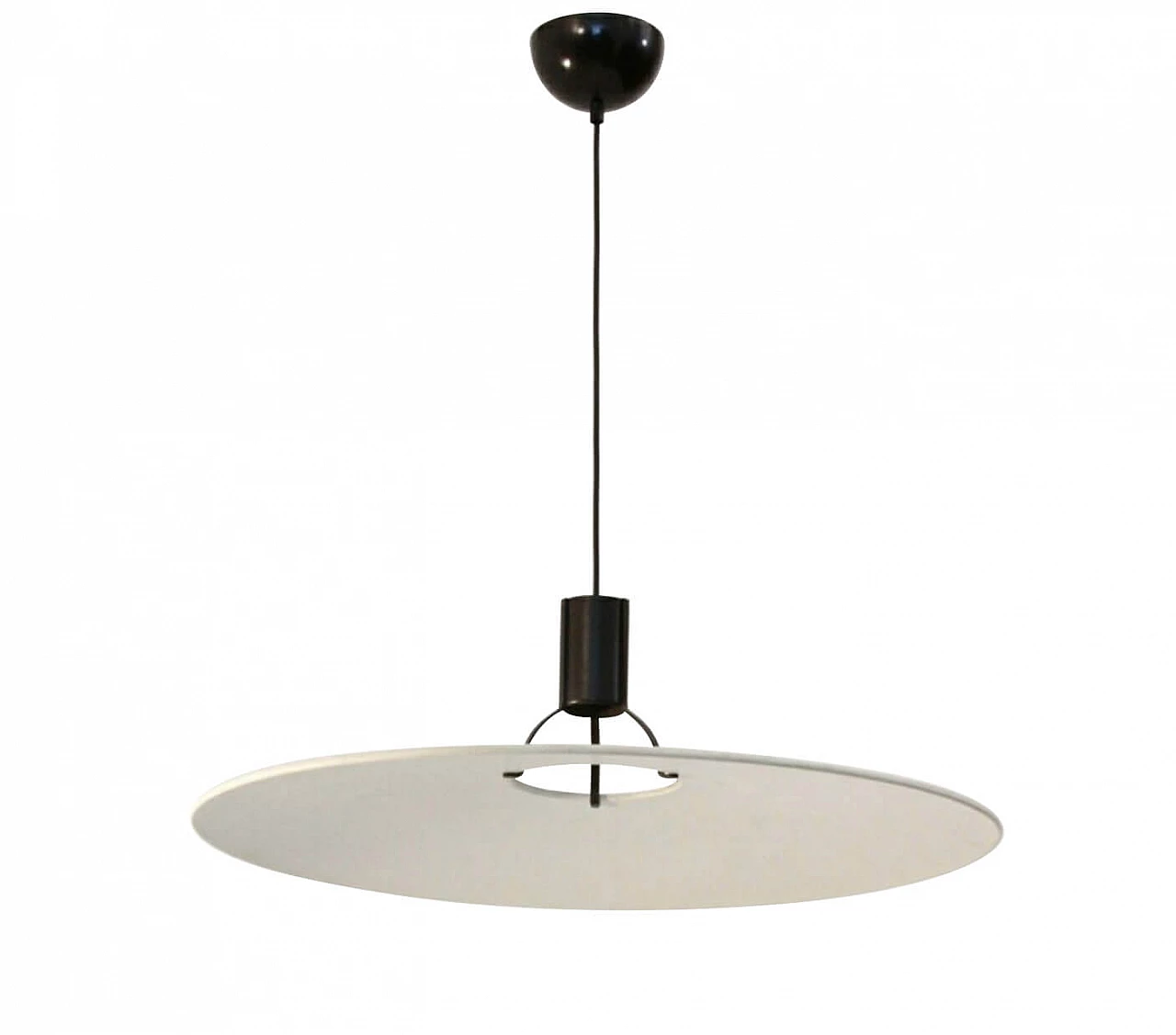 Pendant lamp nr. 2133 white by Gino Sarfatti for Arteluce, 1970s 1105444