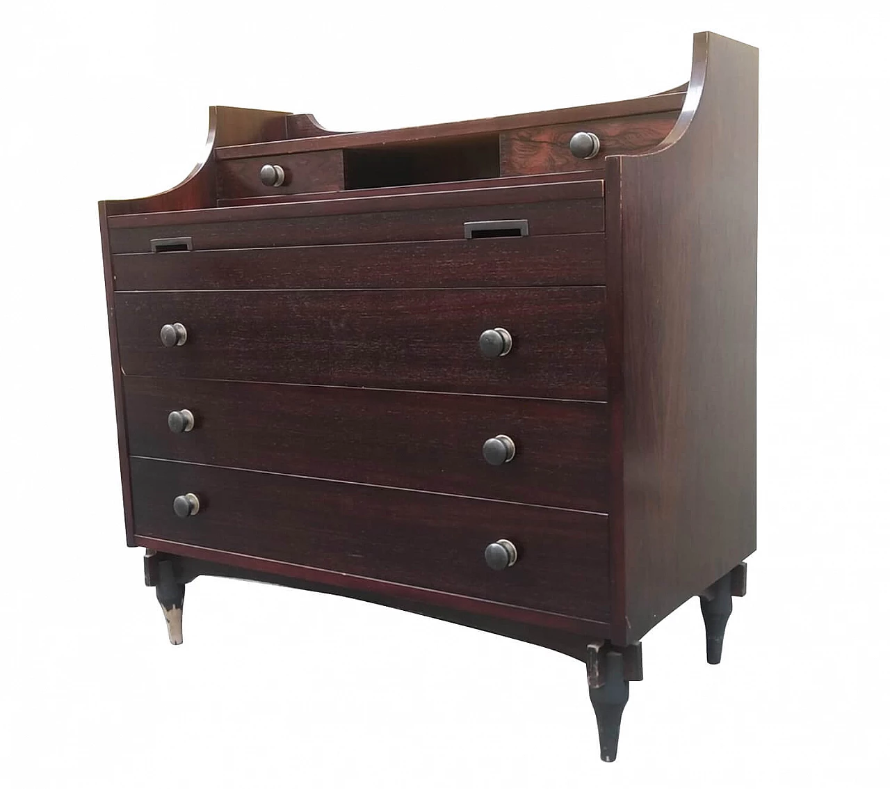 Chest of drawers with pull-out rosewood secretaire by Claudio Salocchi for Sormani, 1950s 1105562