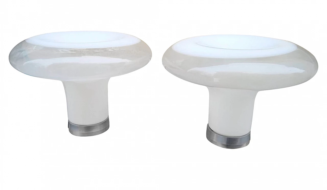 Pair of table lamps Lesbo by Angelo Mangiarotti for Artemide, 1960s 1105679