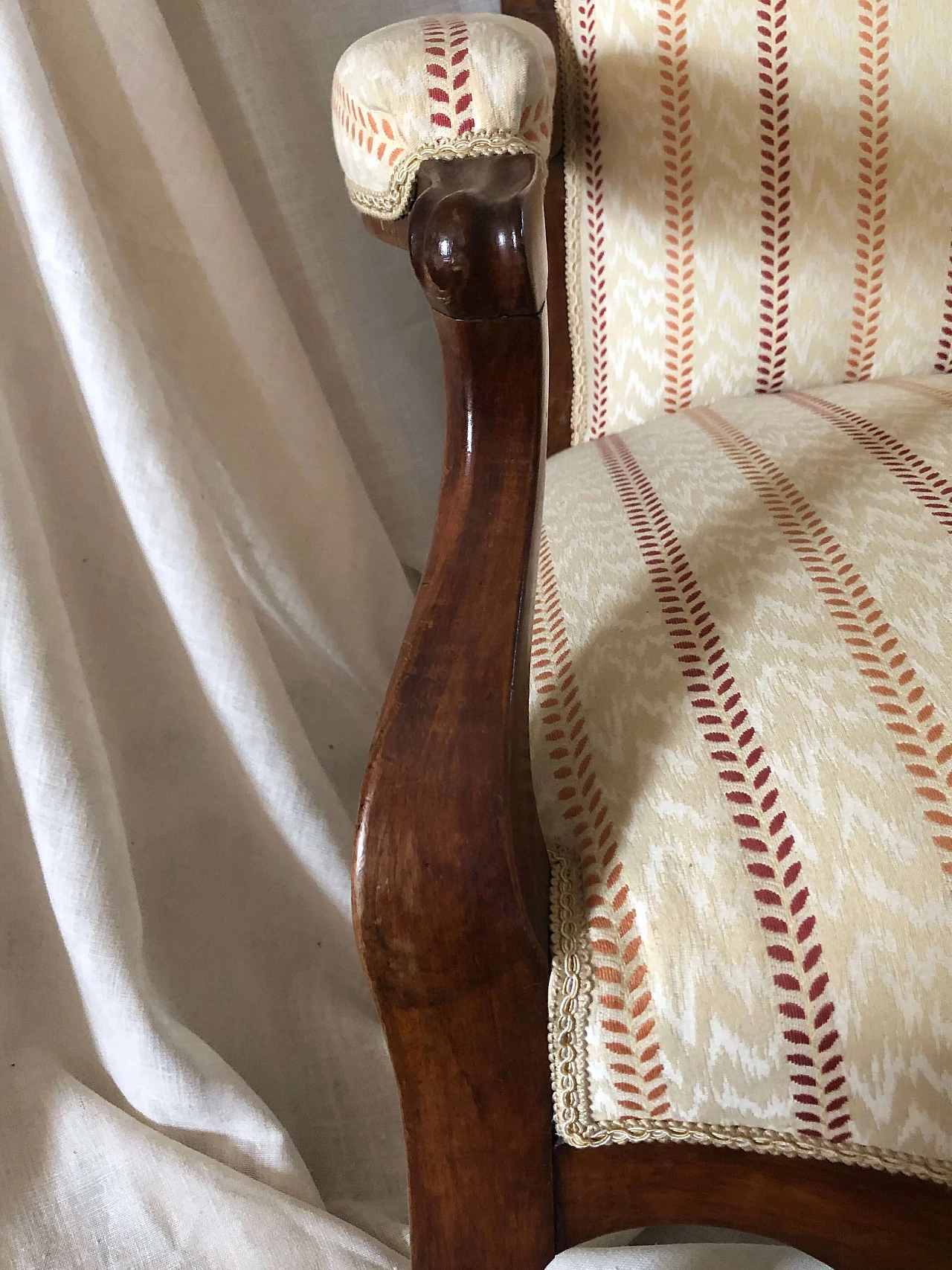 Luigi Filippo armchair with armrests 1105700