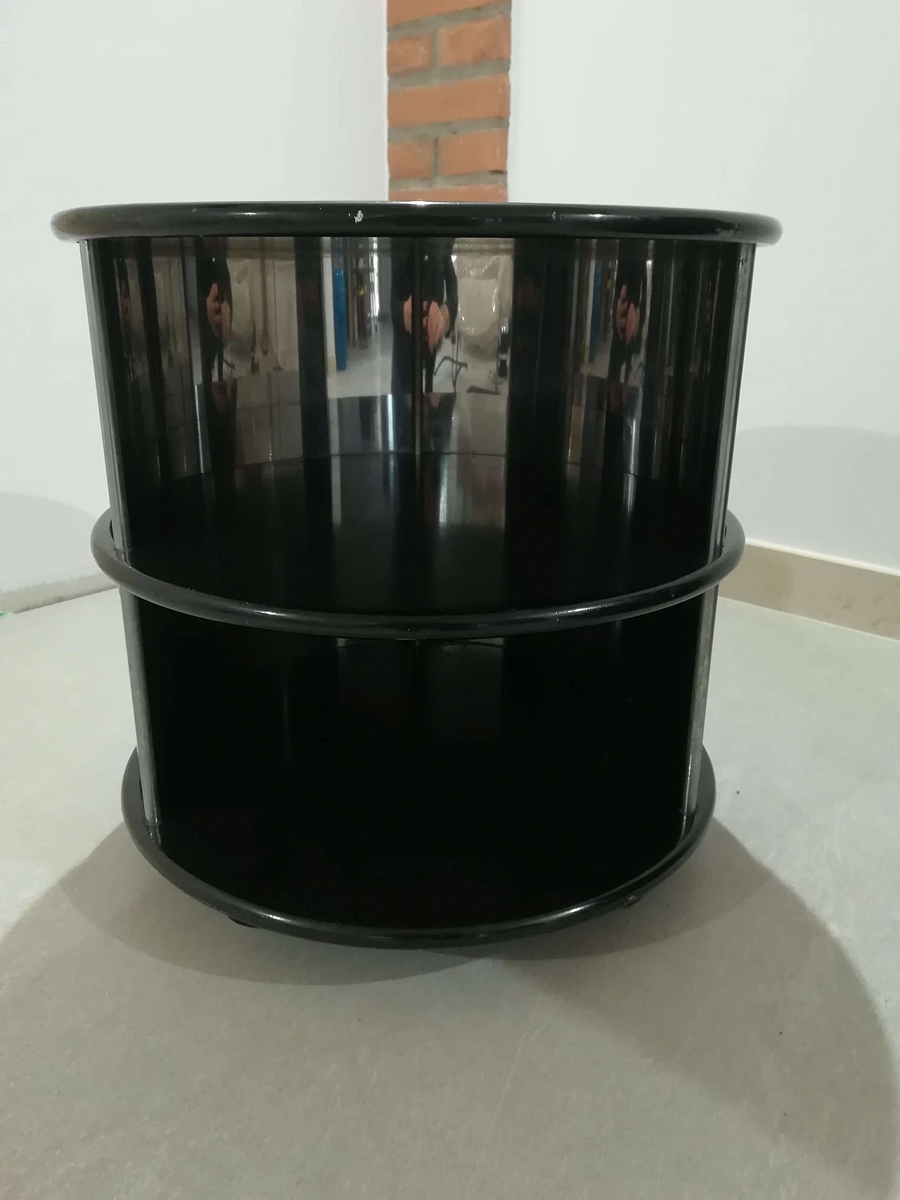 Pair of bedside tables in Willy Rizzo style, 60s 1105812