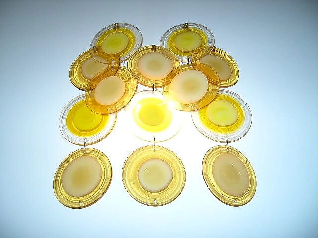 Wall lamp with Murano glass discs, 70s 1105871
