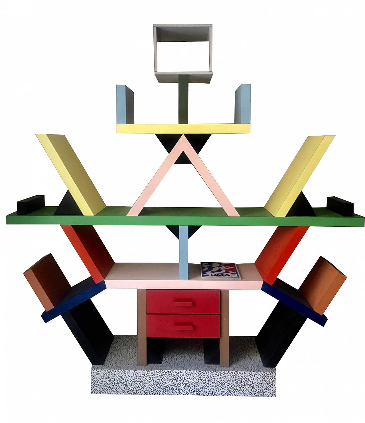 Bookcase Carlton by Ettore Sottsass for Memphis Milan, 1980s 1106542